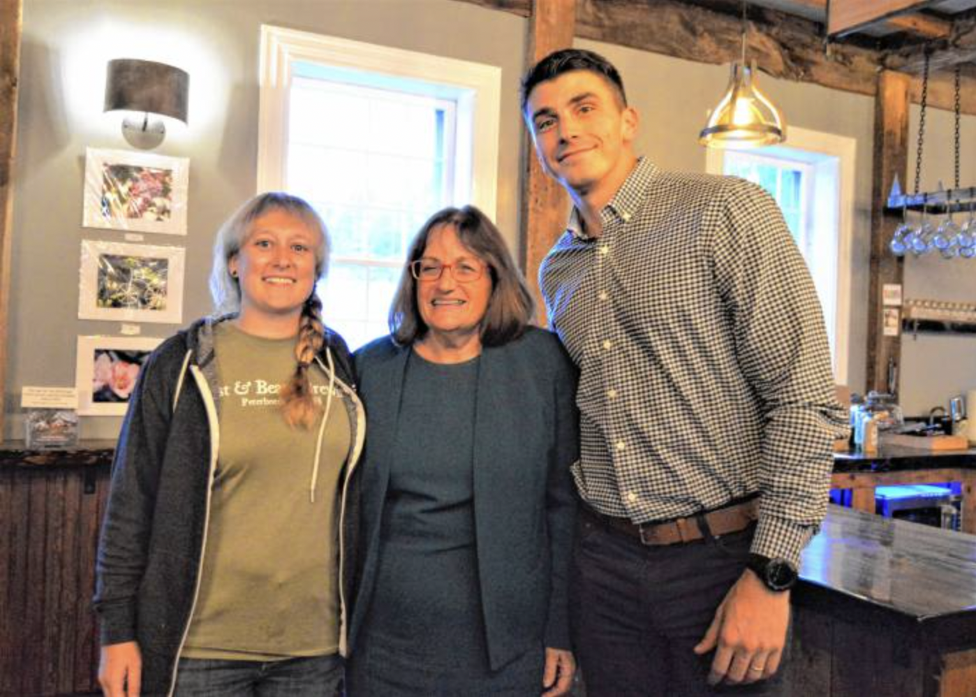 Monadnock Ledger-Transcript: Kuster, Fenton visit brewery for chili, beer and politics