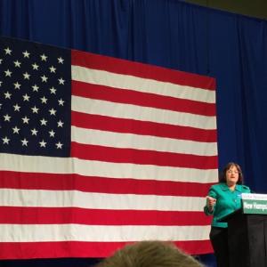 Getting Out the Vote at Nashua Rally 