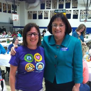 Annie with Granite State Teacher at NEA Conference
