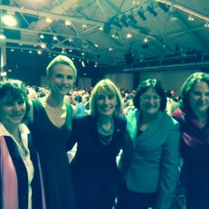 Annie with supporters and Governor Hassan at Women's Fund New Hampshire