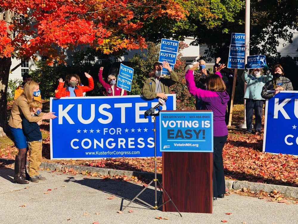 Congresswoman Kuster Votes in Hopkinton 