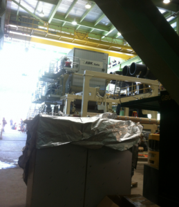 New press at Gorham Paper and Tissue